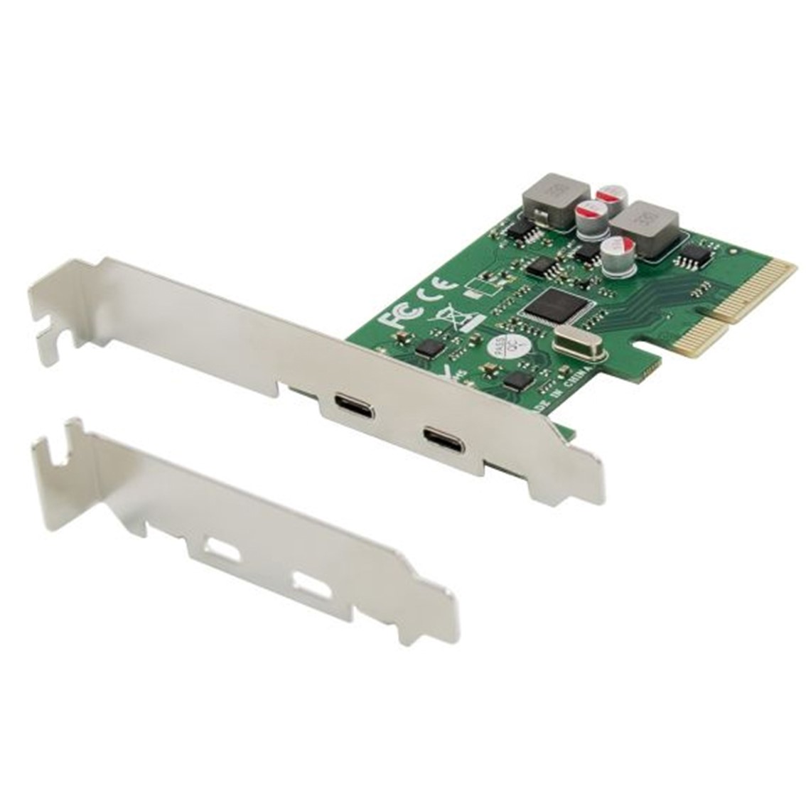 Conceptronic pci express 4x 2 puertos usb 3.2 gen2 tipo c autoalimentada