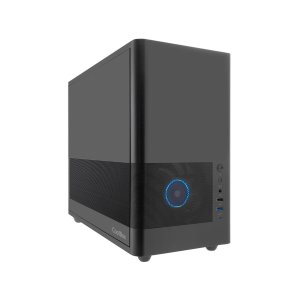 Coolbox mp2 frontal rejilla matx negro usb 3.2