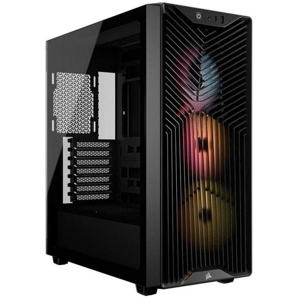 Corsair 3200d rs argb atx cristal templado negra