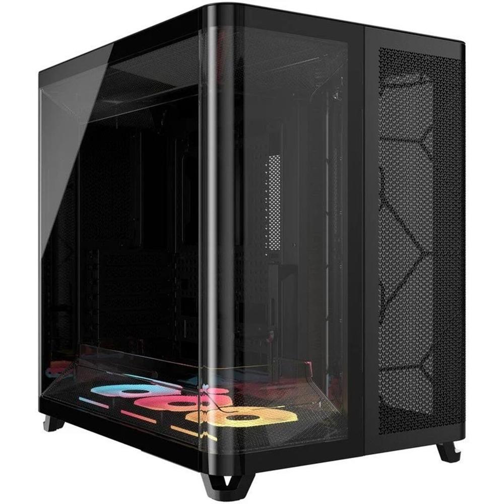 Corsair air 5400 lx - r rgb icue atx cristal templado negra