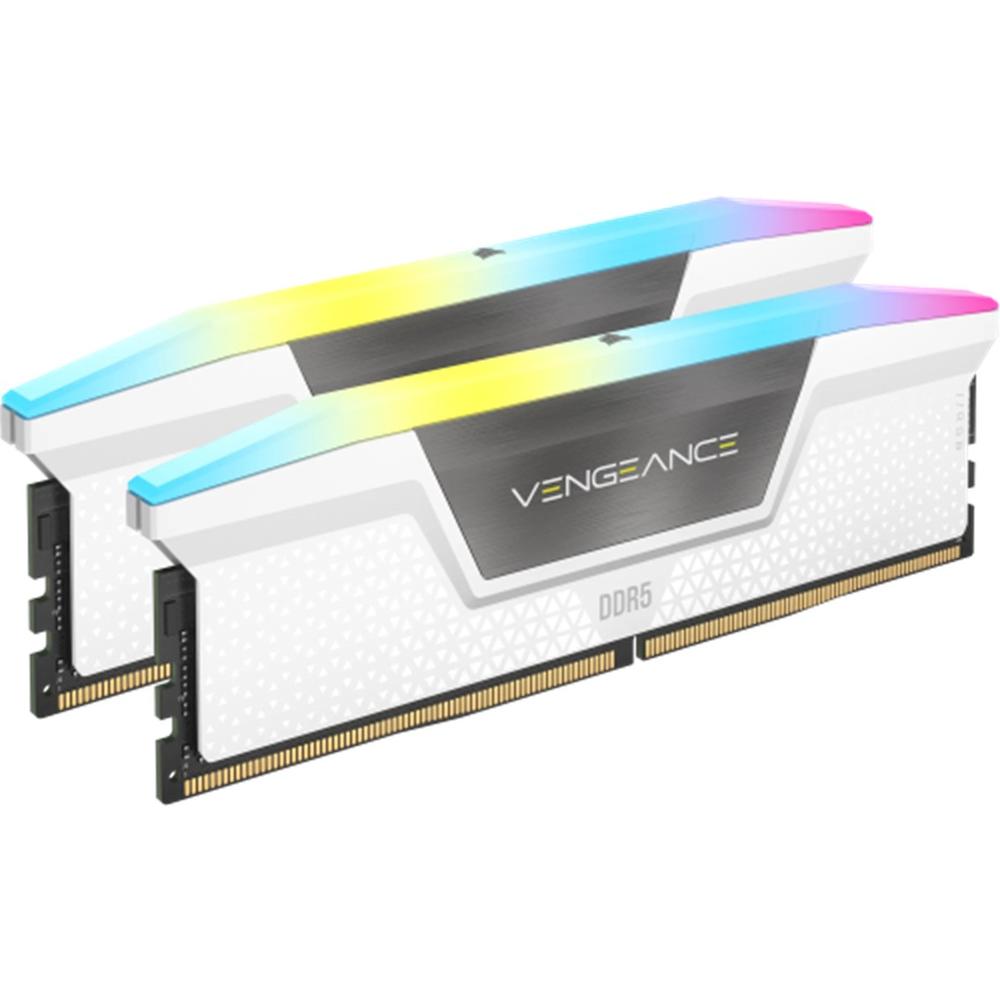Corsair vengeance rgb white - 6000mt - s - pc5 - 48000 - cl30