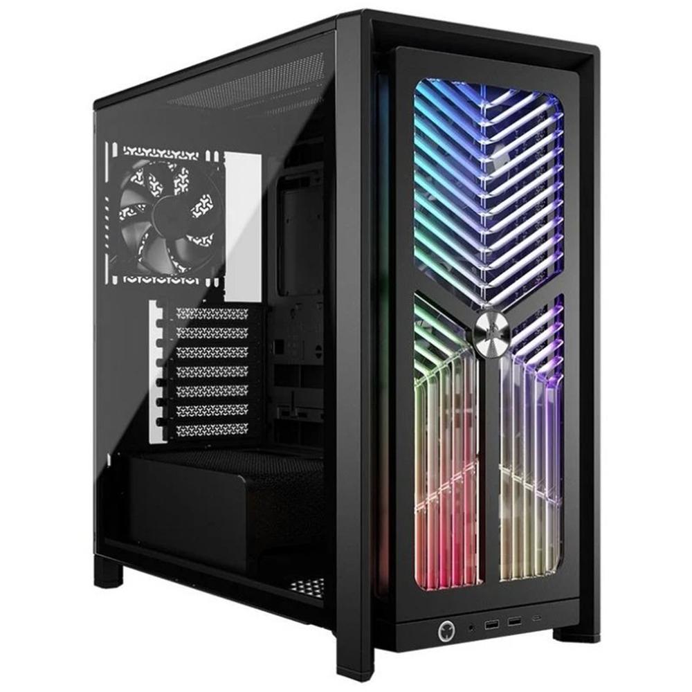 Corsair frame 4000x rs atx cristal templado negra