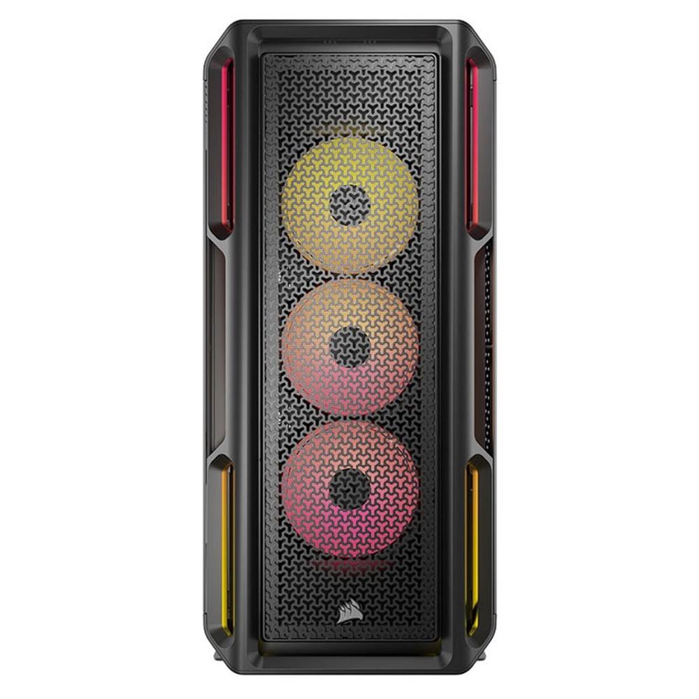 Corsair icue 5000t atx lx rgb cristal templado negra