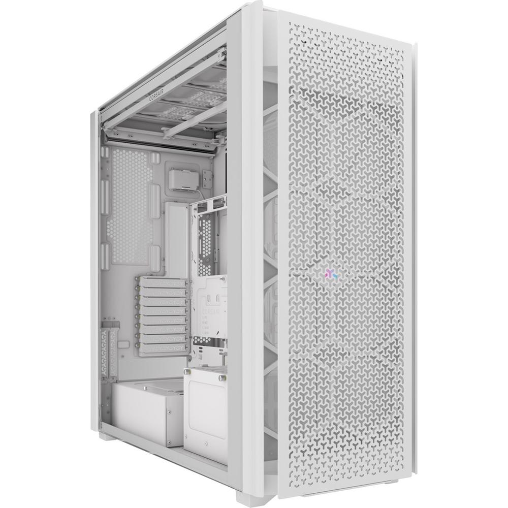 Corsair icue 9000d airflow atx rgb cristal templado blanca