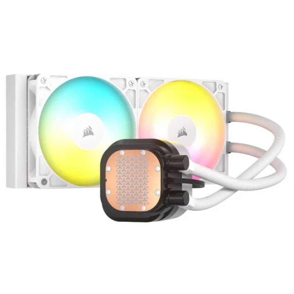 Corsair nautilus 240 argb 2x 120mm blanco