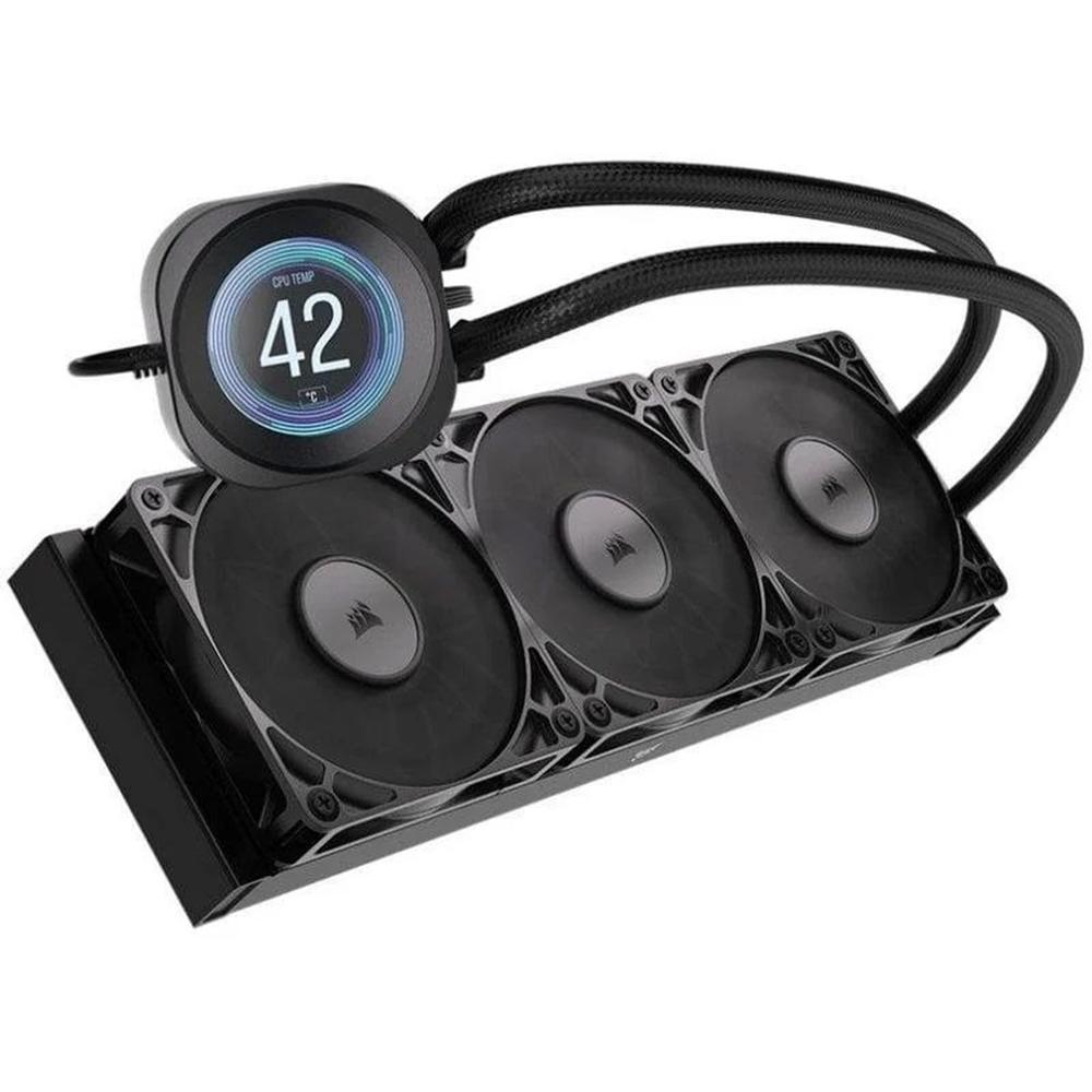 Corsair nautilus rs lcd 3x 360mm negro