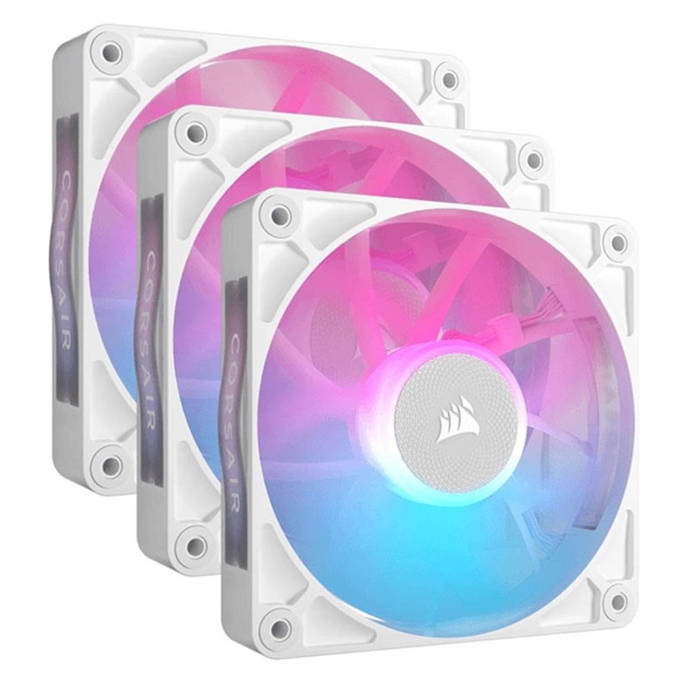 Corsair rx120 icue link rgb 3 x 120mm blanco