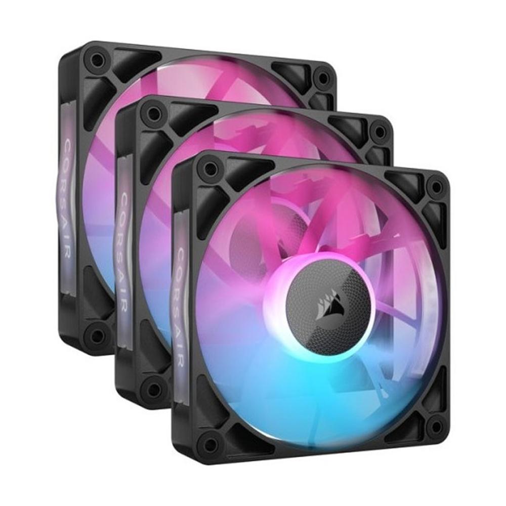 Corsair rx120 icue link rgb 3 x 120mm negro