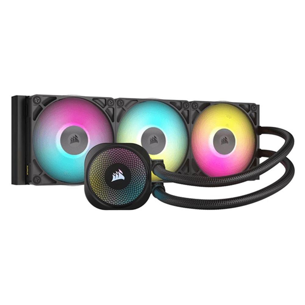 Corsair titan 360 rx rgb icue link 3x 120mm negro
