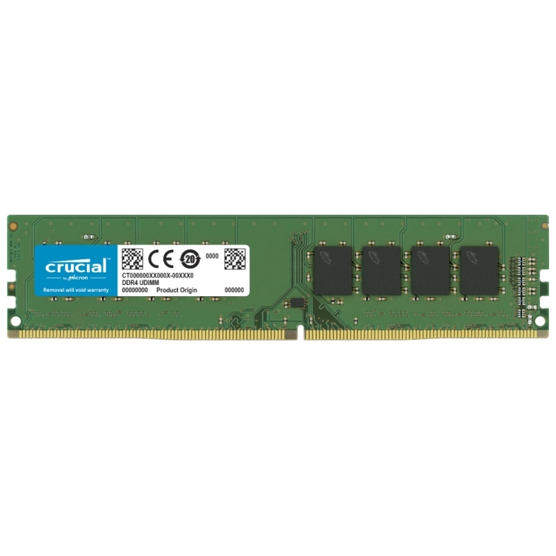 Crucial CT8G4DFRA32A, 8 GB, 1 x 8 GB, DDR4, 3200 MHz, 288-pin DIMM