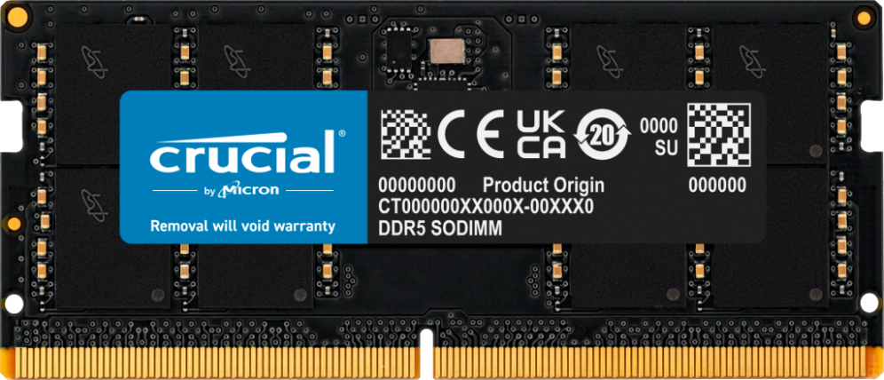 Crucial - sodimm - 5600 mhz - pc5 44800 - cl46