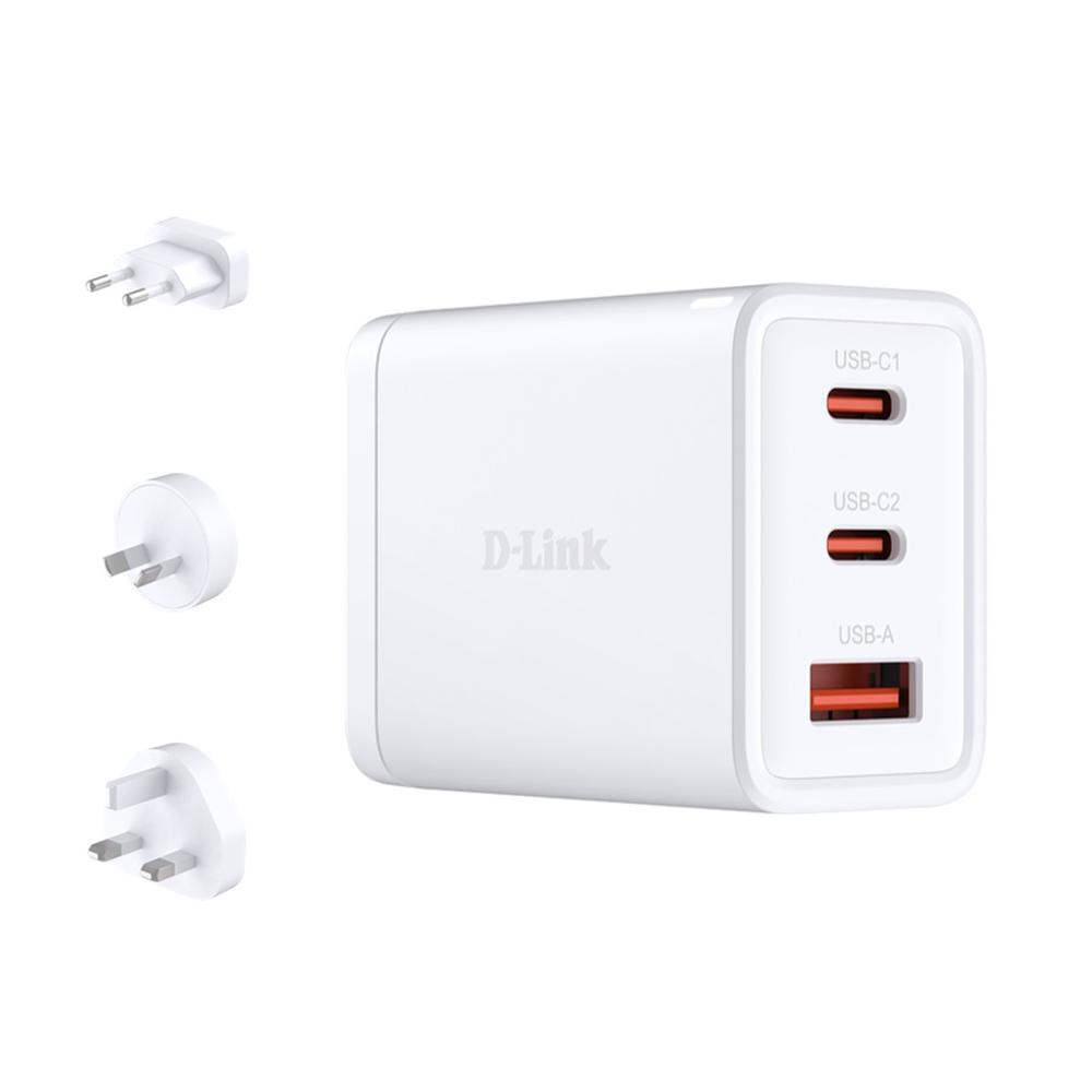D - link dcp - 651 65w 2x usb tipo c 1x usb tipo a blanco