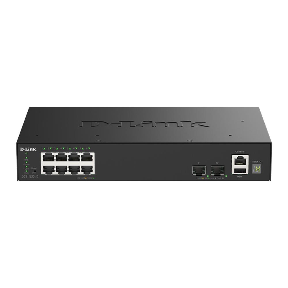 D-Link DGS-1530-10 E Switch 8xGb 2x10G SFP+