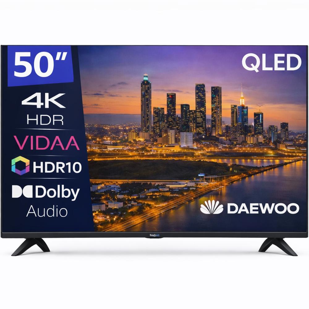 Daewoo 50 pulgadas qled 4k uhd - 50vb56qv - smart tv