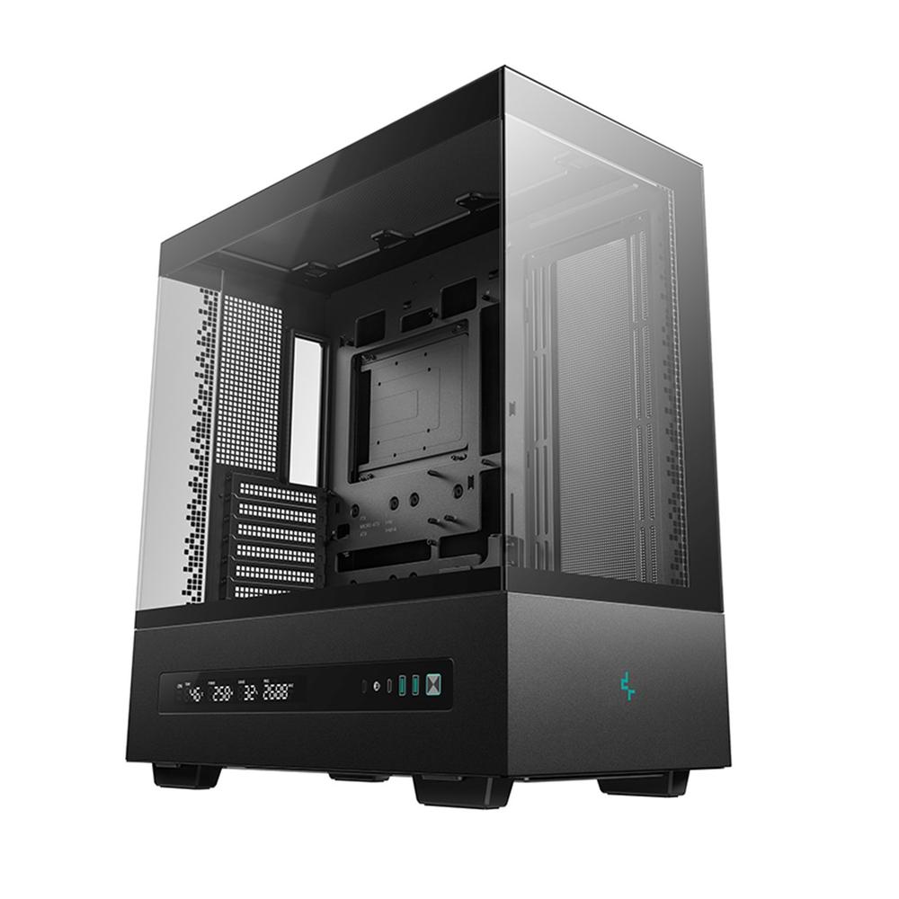 Deepcool atx ch690 cristal templado negra