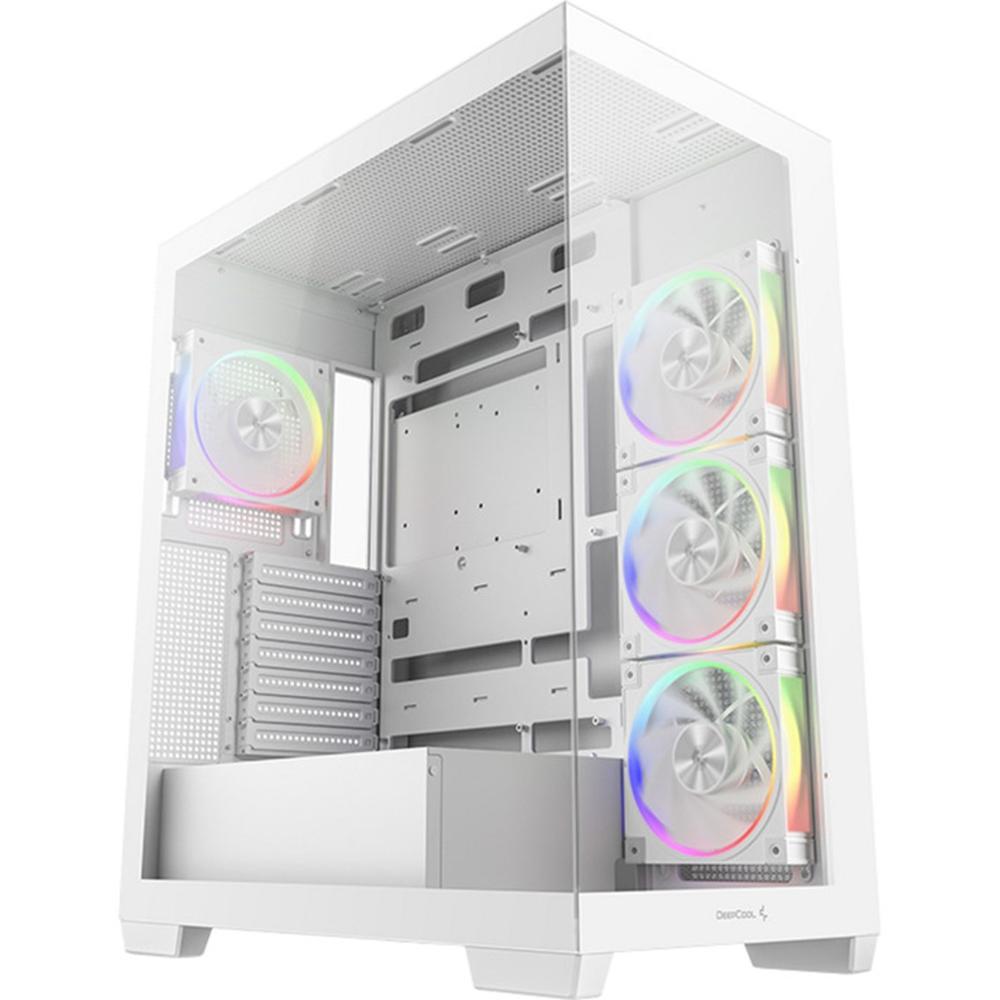 Deepcool cg580v2 cristal templado blanca