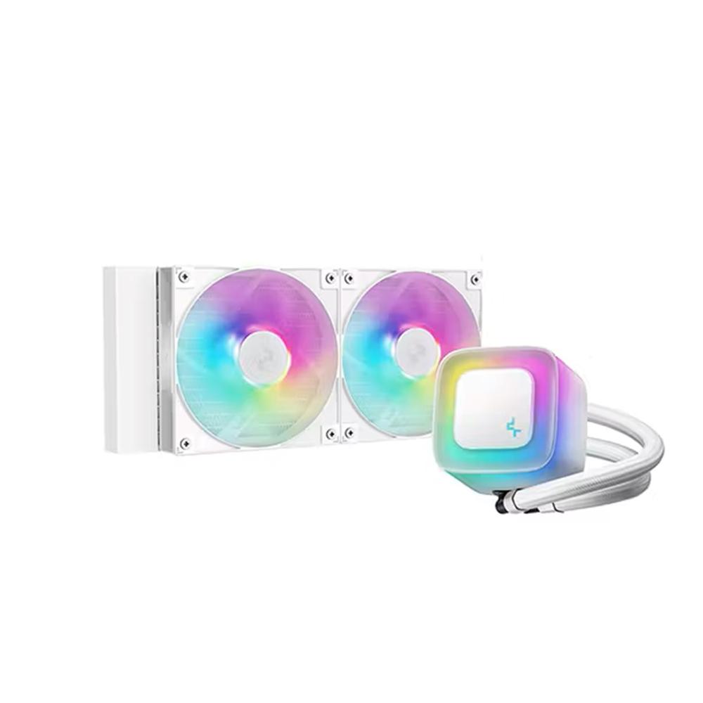 Deepcool le240 v2 argb 2x 120mm blanco