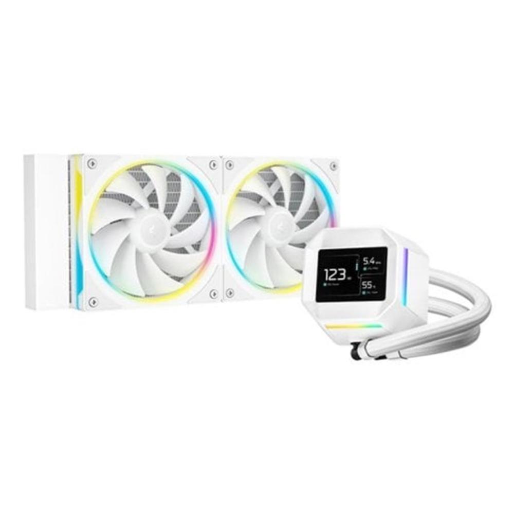 Deepcool lm240 rgb 2x 120mm blanco