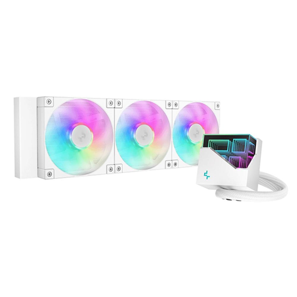 Deepcool lt360 argb 360mm blanco
