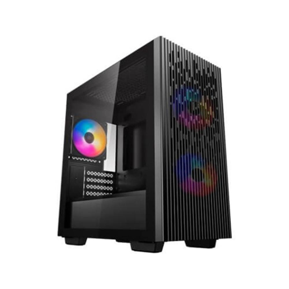 Deepcool matrexx 40 3f m - atx argb cristal templado negro