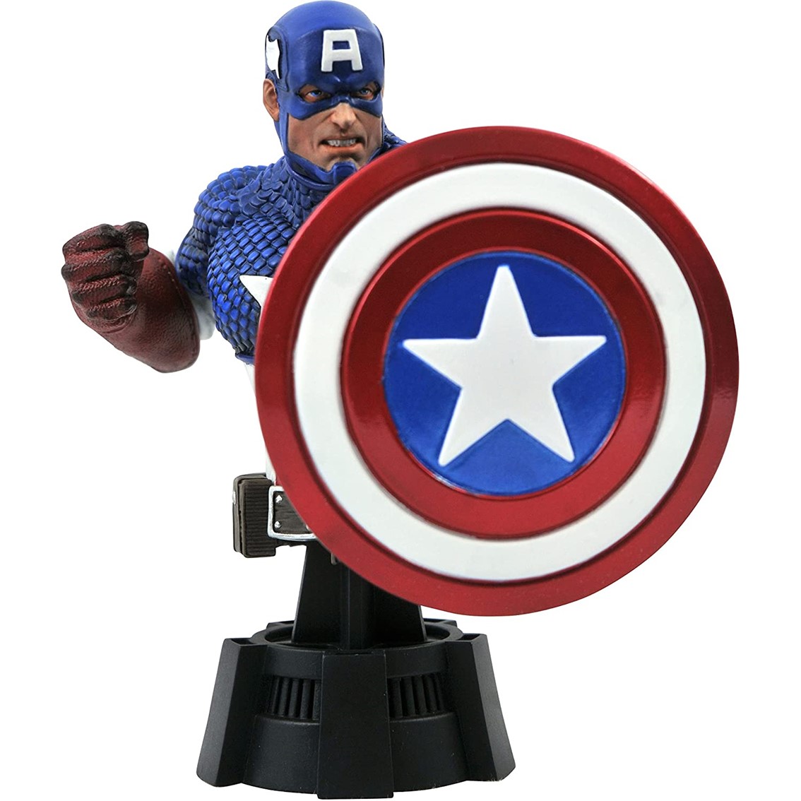Diamond select toys marvel animado capitan america escala 1 - 7 resina