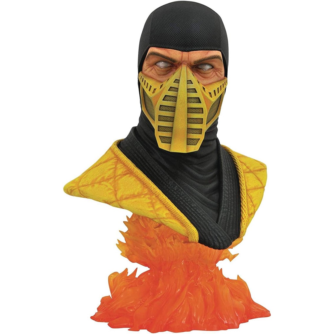 Diamond select toys mortal kombat scorpion escala 1 - 2 legends in 3d re - run resina