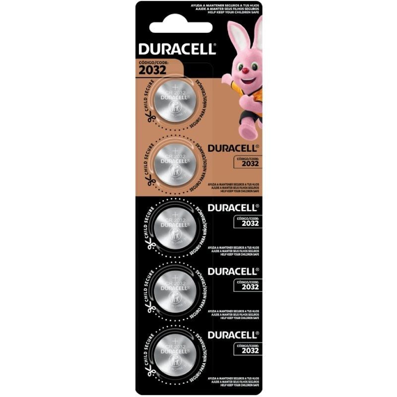 DURACELL Pila Boton Litio CR2032 3V BLISTER*5