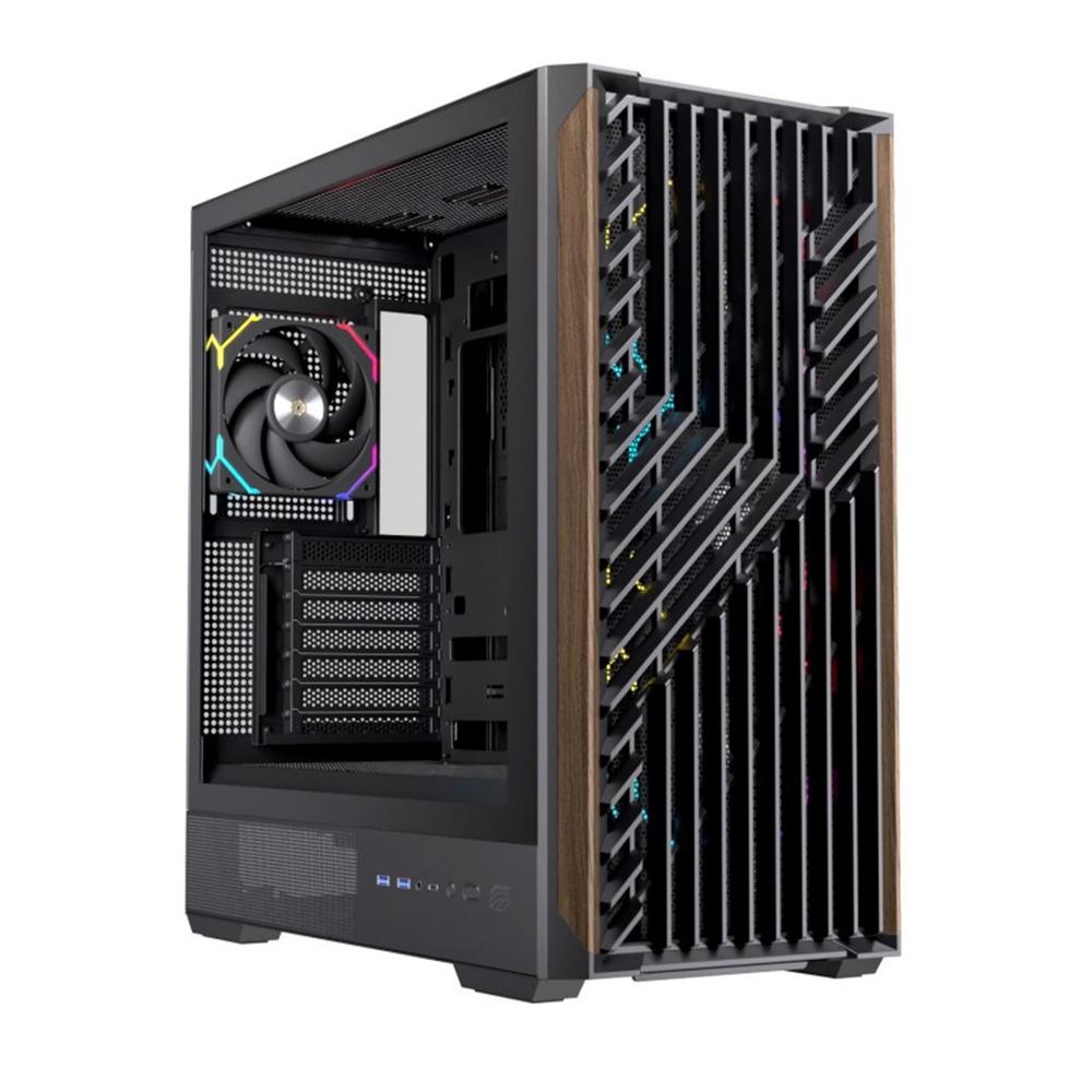 Einarex p800 atx rgb cristal templado negra