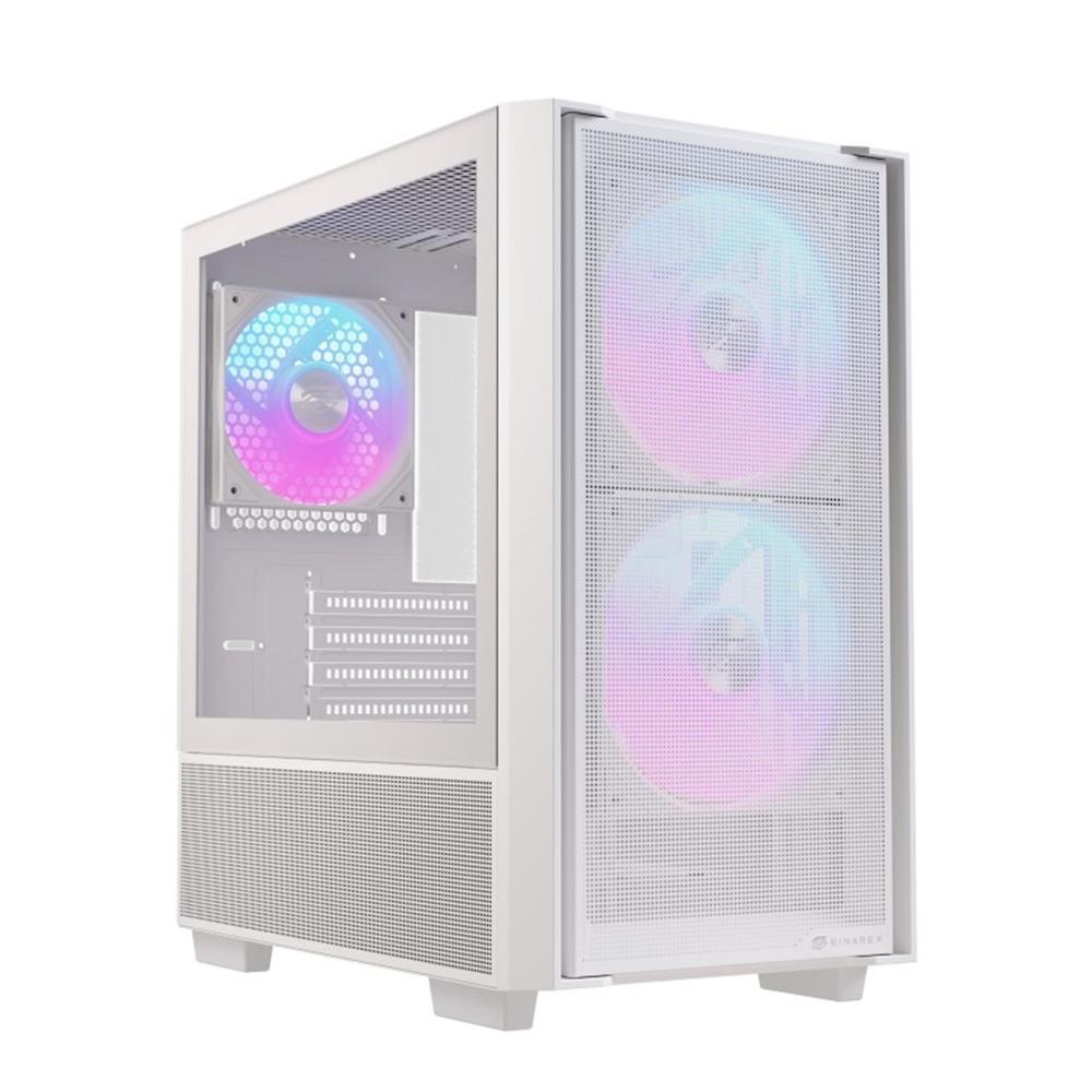 Einarex pm150 matx rgb cristal templado blanca