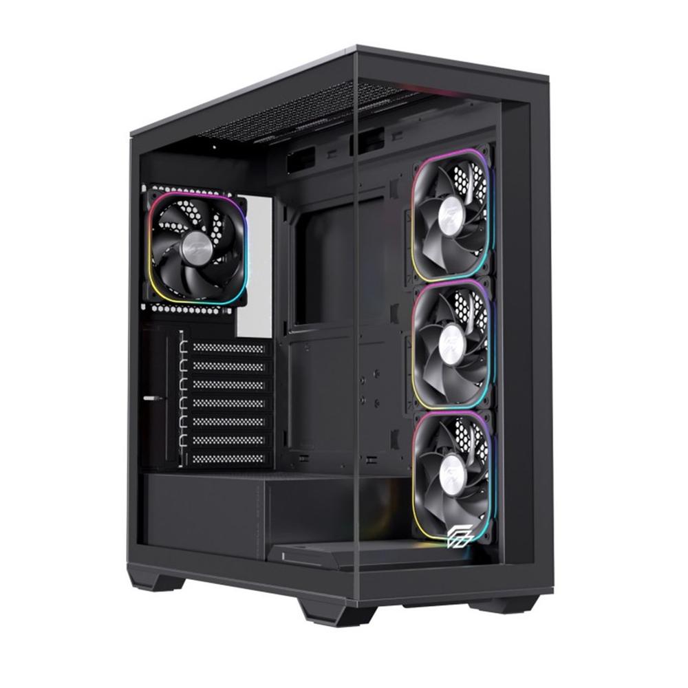 Einarex s700 rgb atx cristal templado negra