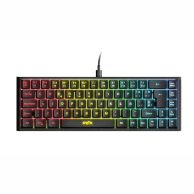 Energy sistem esg k4 kompact - rgb negro - led rainbow - 69 teclas antighosting - xbox - ps5 - pc - mac