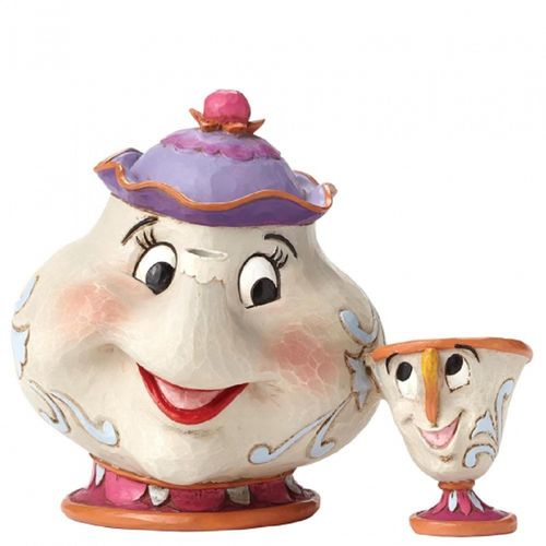 Enesco disney la bella y la bestia mrs potts & chip