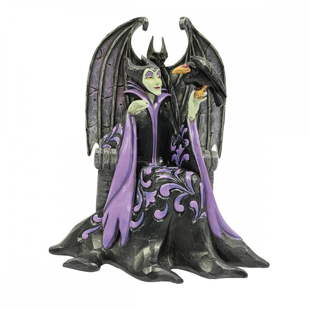 Enesco disney malefica en trono