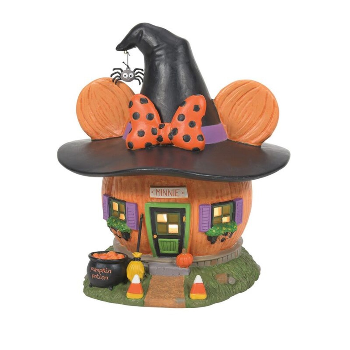 Enesco disney mickey & minnie minnie casa calabaza