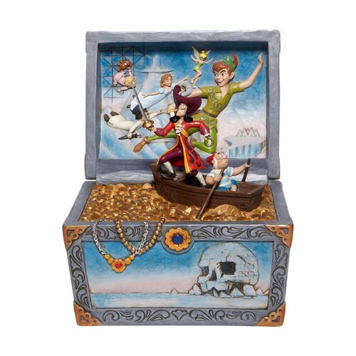 Enesco disney peter pan cofre del tesoro peter pan garfio & compañia