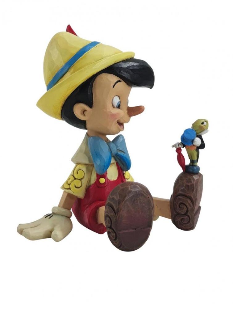 Enesco disney pinocchio sentado & pepito grillo