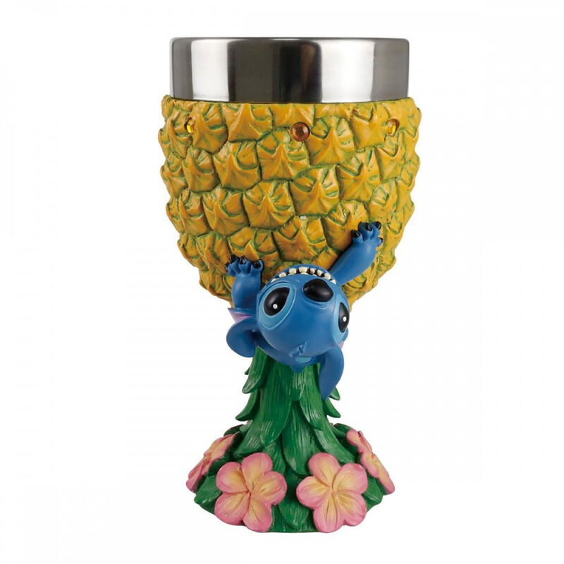 Enesco disney stitch con piña