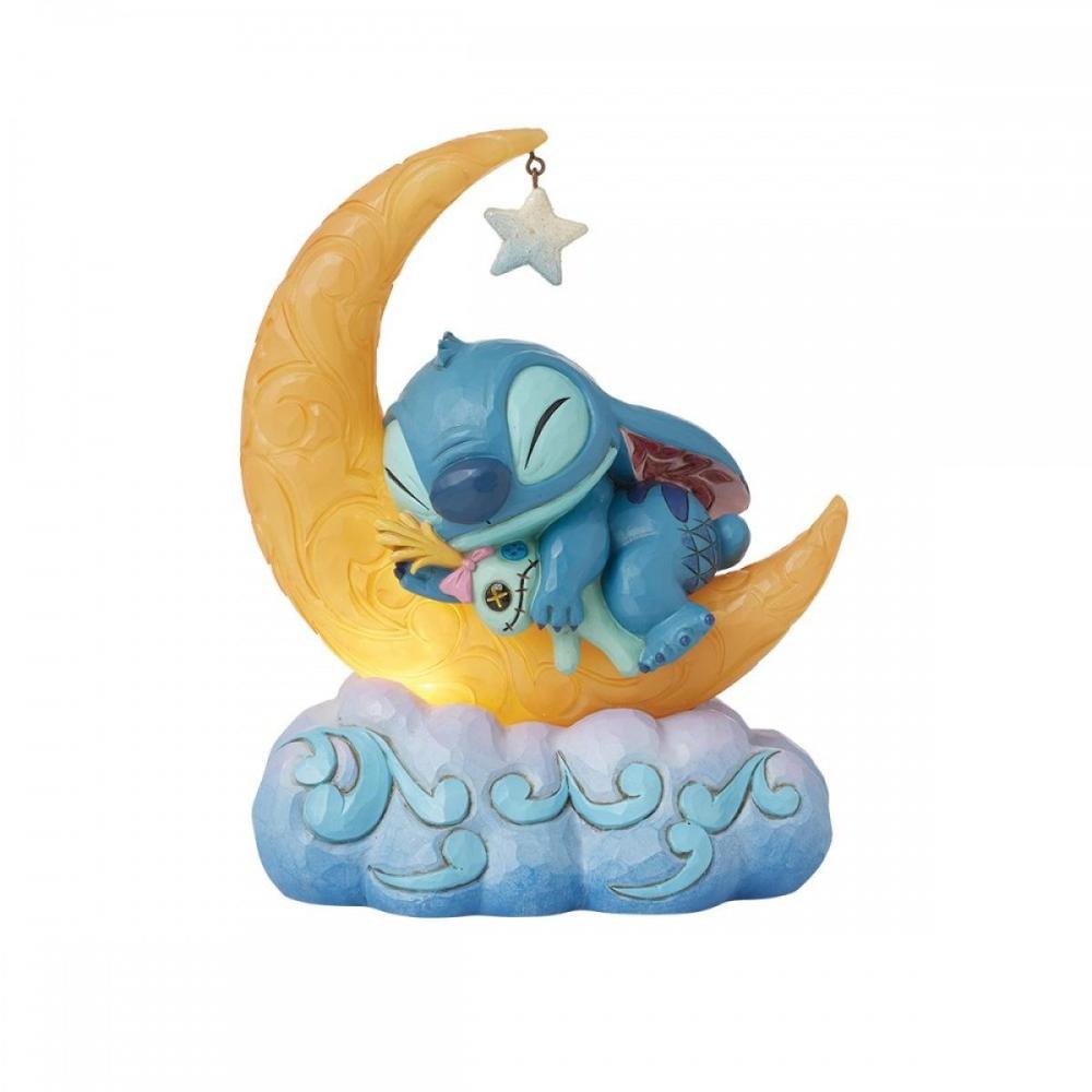 Enesco disney stitch y scrump en la luna