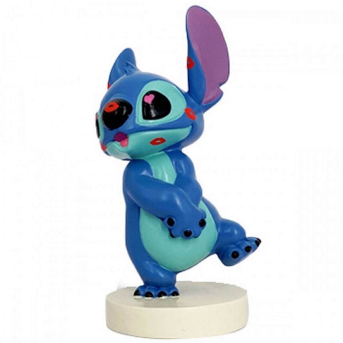Enesco lilo & stitch - stitch con pintalabios