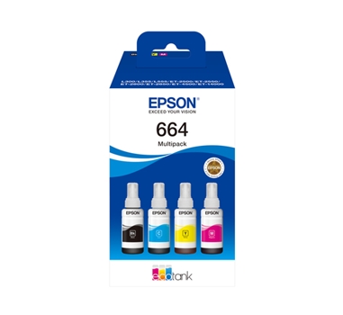Epson 664 ecotank negro - cian - amarillo - magenta
