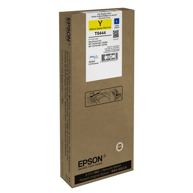 Epson WF-CE5XXX SERIES INK CARTRIDGE L YELLOW 3000 WF-C5790DWF WF-C5290DWF WF-C5710DWF WF-C5210DWF
