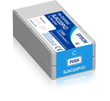 Epson Tinta SJIC22P Cyan TM-C3500
