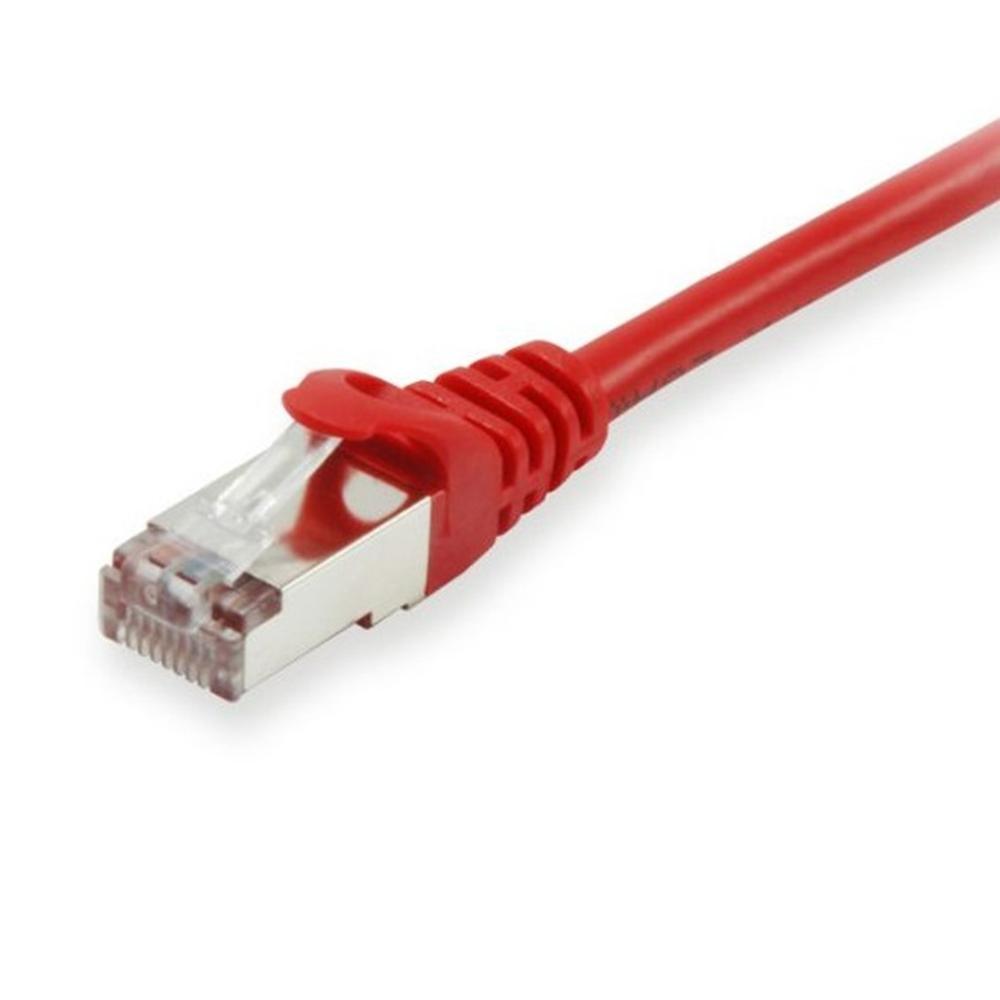Equip latiguillo rj45 s - ftp cat6a 0.5m rojo