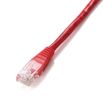 Equip latiguillo rj45 u - utp cat6 1m rojo