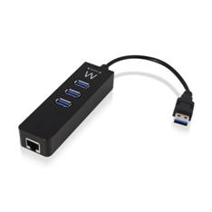 Ewent 3 puertos + 1 puerto gigabit lan - usb 3.1 gen 1