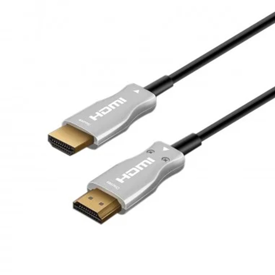 Ewent 4k uhd fibra optica hibrido 10m - macho - macho