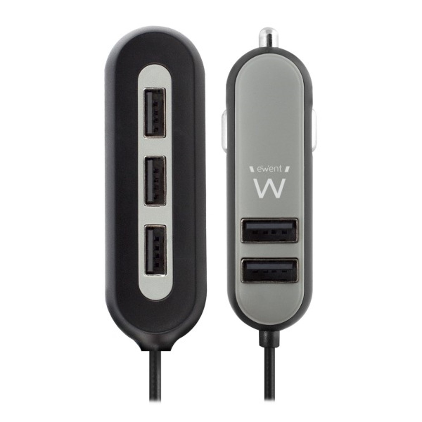 Ewent para coche - 5 puertos - 54w