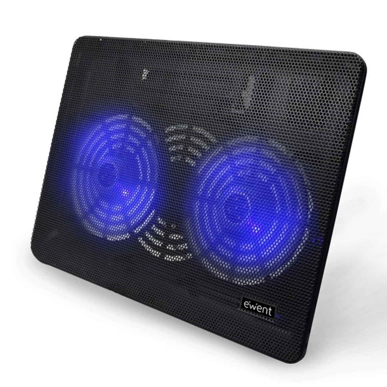 Ewent ew1256 - 2 ventiladores - hasta 17 pulgadas