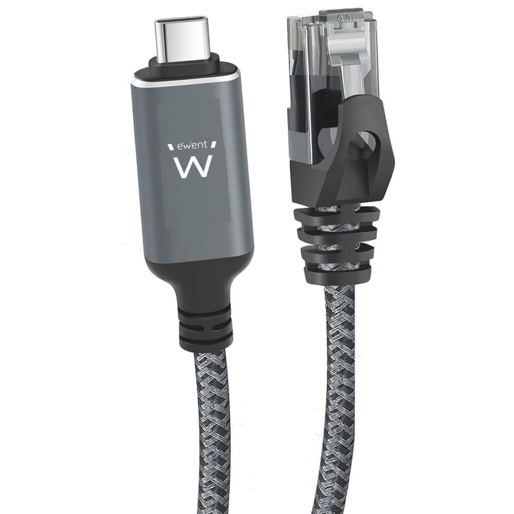 Ewent latiguillo rj45 a usb tipo c ftp cat6 1m