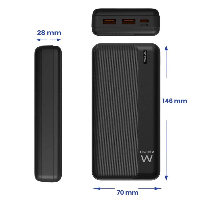 Ewent POWERBANK 20000mAh PD 22,5W